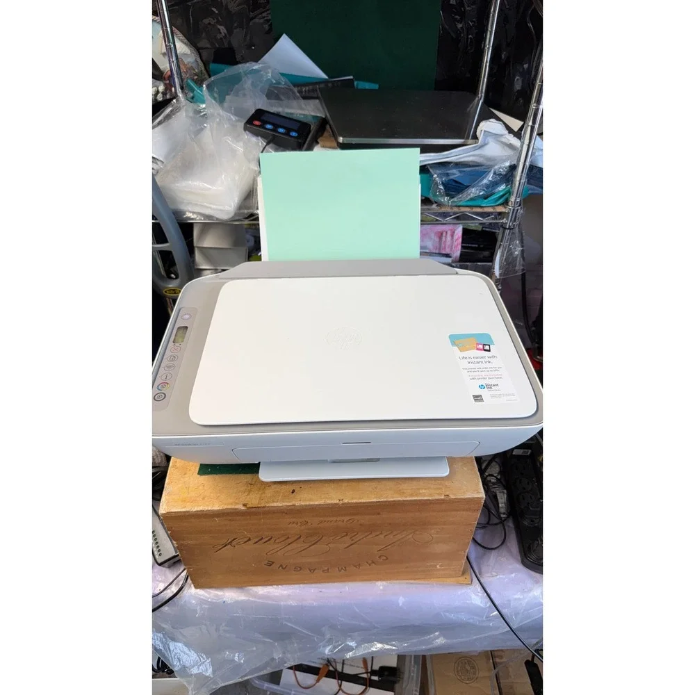 HP DeskJet 2700 All-in-One Wireless Color Inkjet Printer White Grey 7HC67A